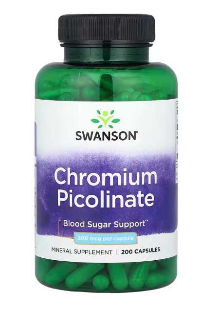 Swanson, Chromium Picolinate, 200 mcg, 200 Capsules