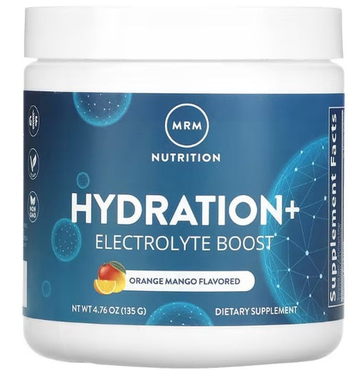 MRM Nutrition, Hydration+ Electrolyte Boost, Orange Mango, 4.67 oz (135 g)