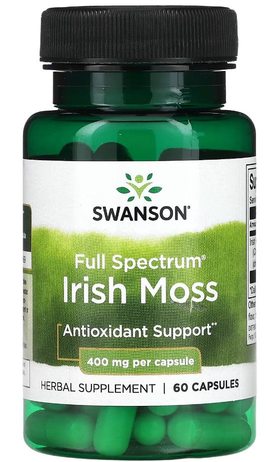 Swanson, Full Spectrum Irish Moss, 400 mg, 60 Capsules