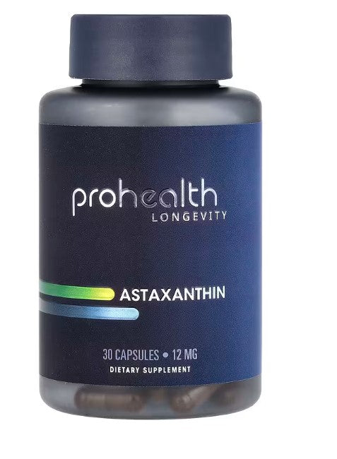 ProHealth Longevity, Astaxanthin, 12 mg, 30 Capsules