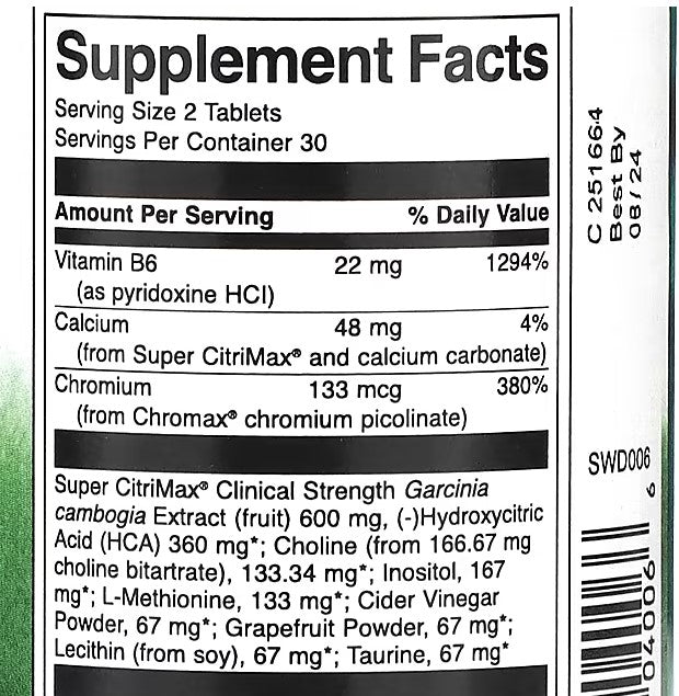 Swanson, Fat Burner, 60 Tablets