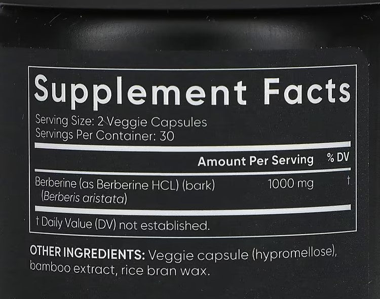 Sports Research, Berberine, 60 Veggie Capsules (500 mg per Capsule)