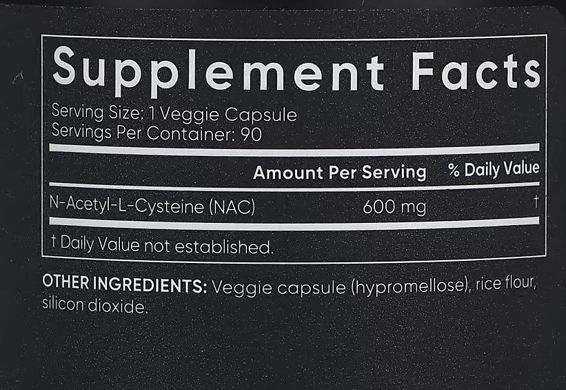 Sports Research, NAC, N-Acetyl-Cysteine, 600 mg, 90 Veggie Capsules