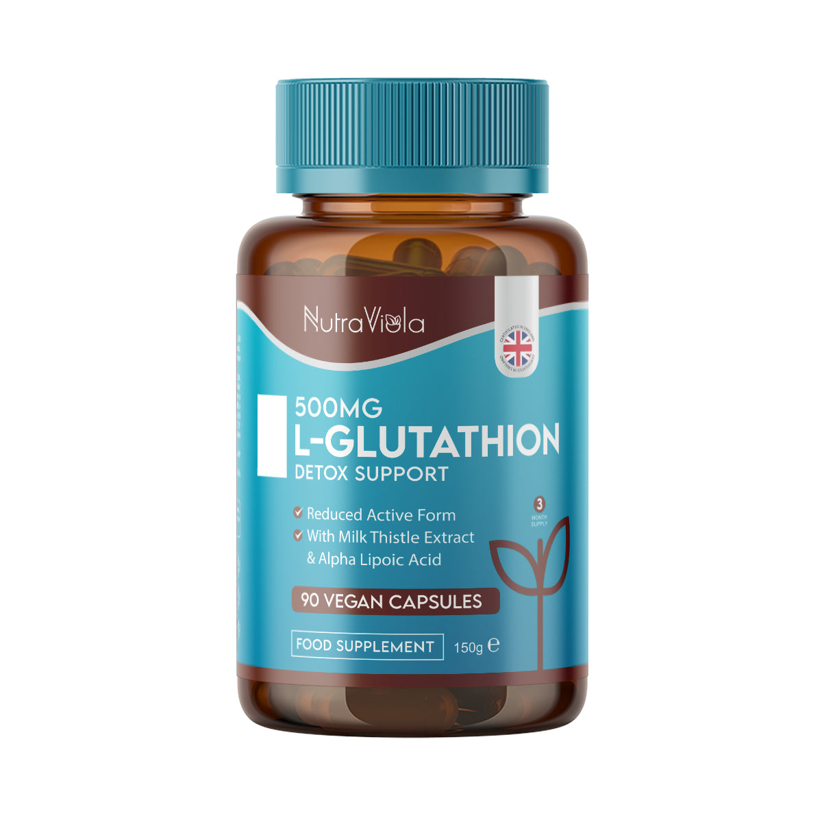 Glutathione 500mg, NutraViola
