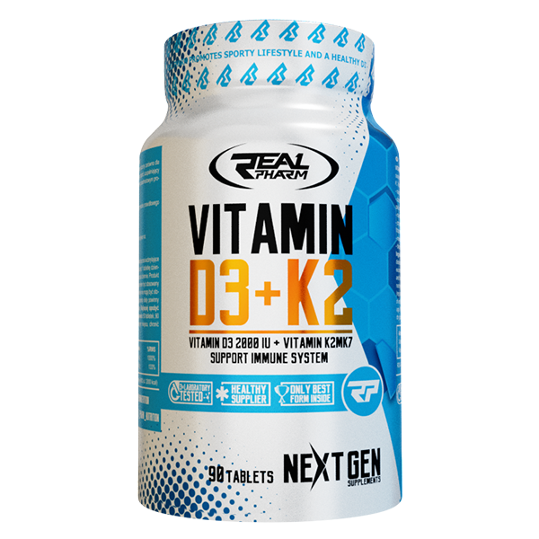 Vitamin d3 K2- Real pharm- 90tablets