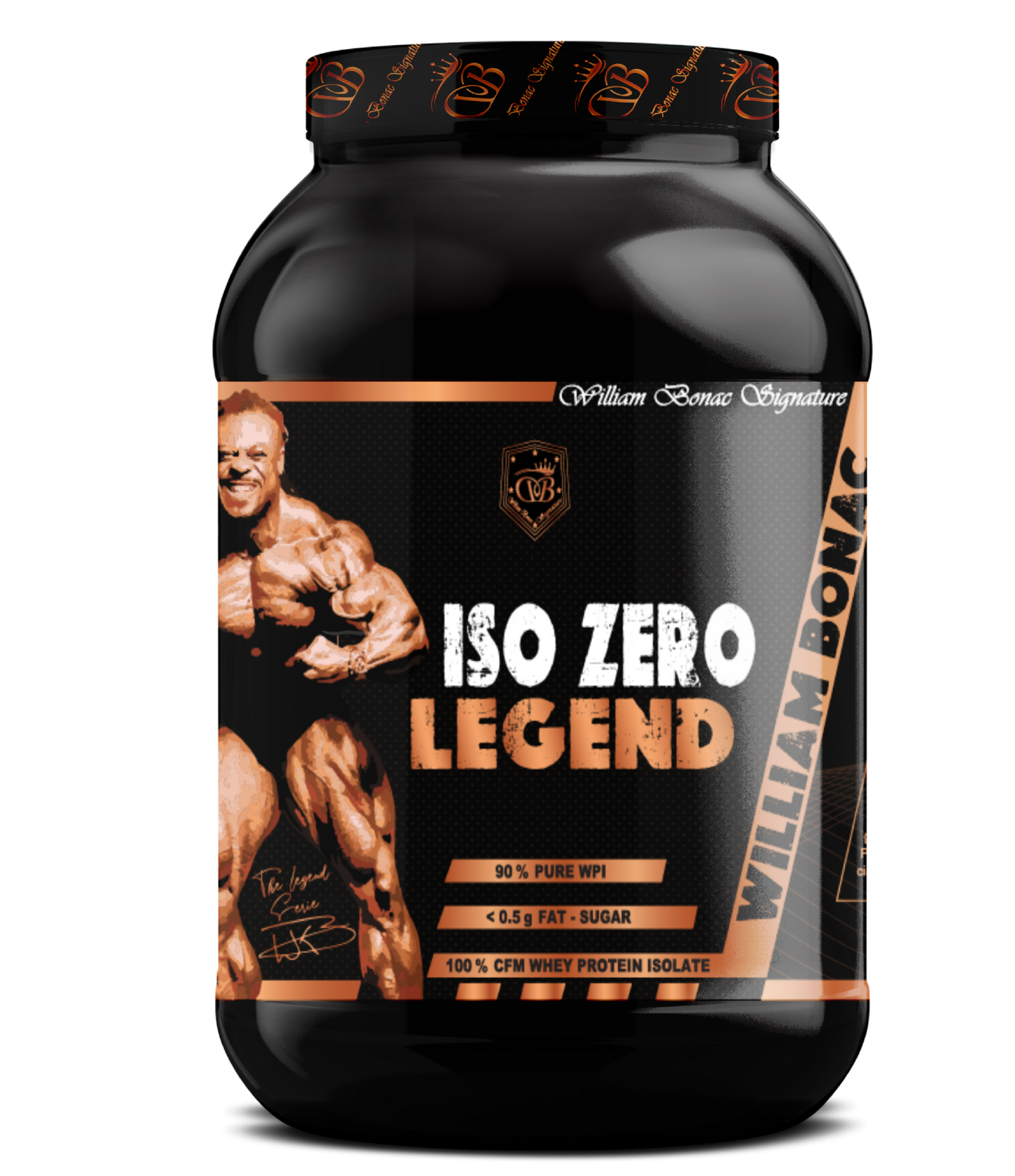 Whey Iso zero legend by William Bonac(27g protein/scoop)