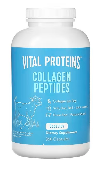 Vital Proteins, Collagen Peptides, 360 Capsules