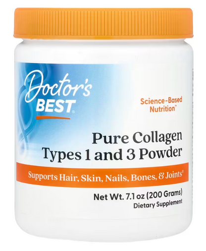 Doctor's Best, Pure Collagen Types 1 and 3 Powder, 7.1 oz (200 g)