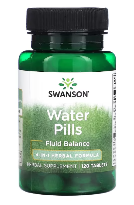 Swanson, Water Pills, 120 Tablets