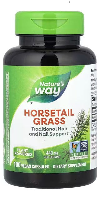Nature's Way, Horsetail Grass, 440 mg, 100 Vegan Capsules