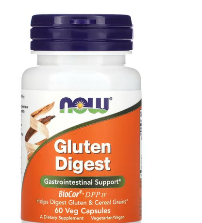 NOW Foods, Gluten Digest, 60 Veg Capsules