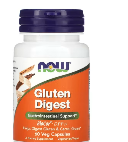 NOW Foods, Gluten Digest, 60 Veg Capsules