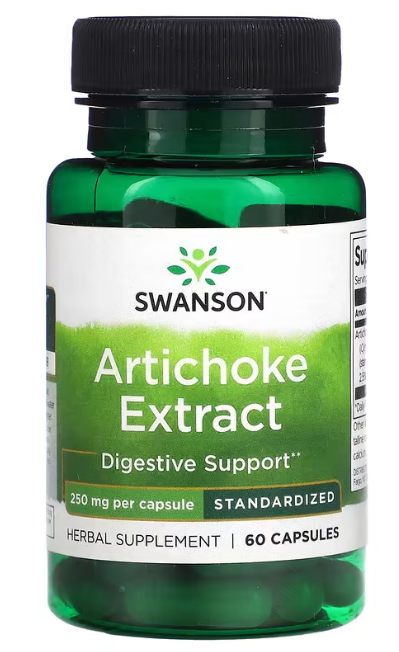 Swanson, Artichoke Extract, 250 mg , 60 Capsules