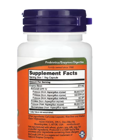 NOW Foods, Gluten Digest, 60 Veg Capsules