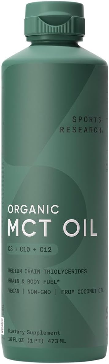 Sports Research, Organic MCT Oil, 16 fl oz (473 ml)