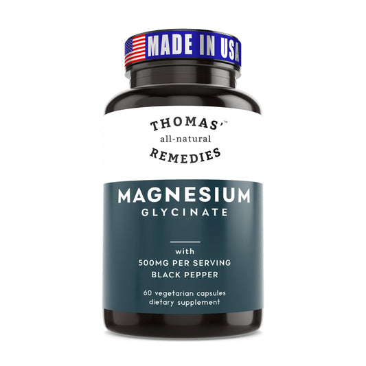 Magnesium Glycinate, 500mg, Made in USA