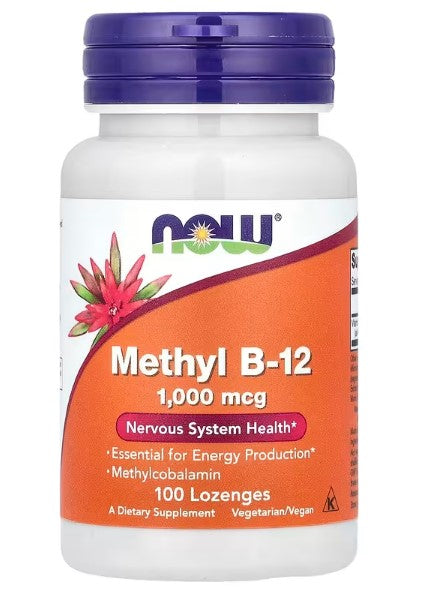 NOW Foods, Methyl B-12, 1,000 mcg, 100 Lozenges