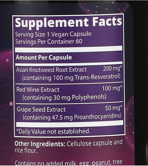 MRM Nutrition, Resveratrol, 60 Vegan Capsules
