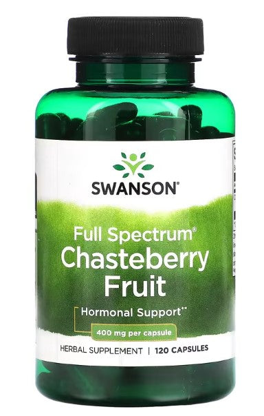 Swanson, Full Spectrum Chasteberry Fruit, 400 mg, 120 Capsules