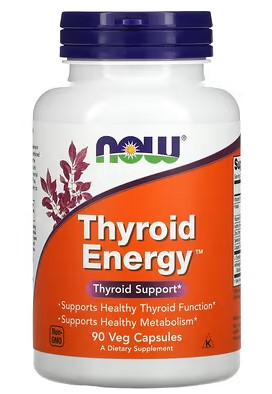 NOW Foods, Thyroid Energy, 90 Veg Capsules