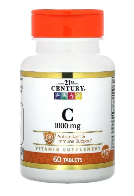 21st Century, Vitamin C, 1,000 mg, 60 Tablets