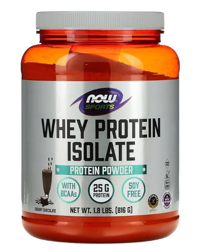 NOW Foods, Sports, Whey Protein Isolate, Creamy Chocolate, 1.8 lbs (816 g)