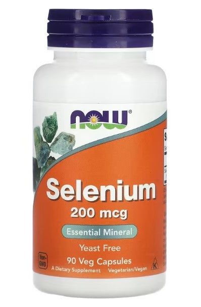 NOW Foods, Selenium, 200 mcg, 90 Veg Capsules