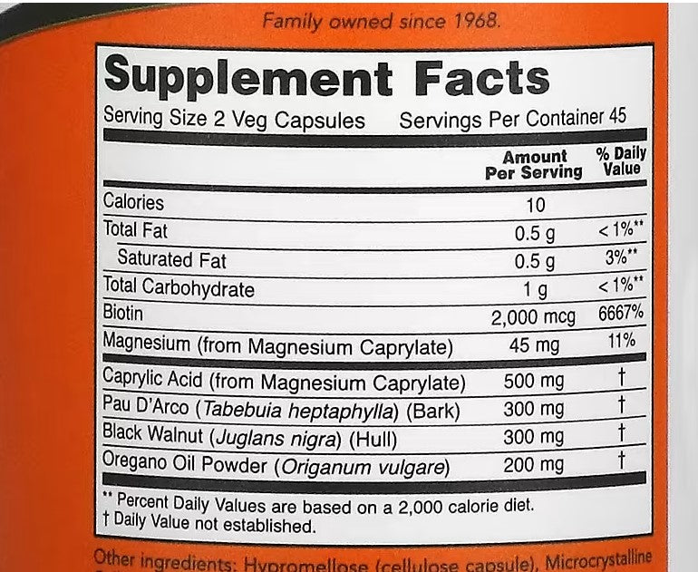 NOW Foods, Candida Support, 90 Veg Capsules