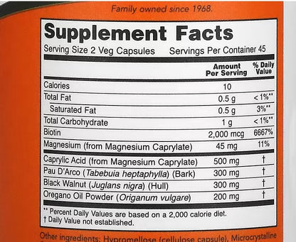 NOW Foods, Candida Support, 90 Veg Capsules