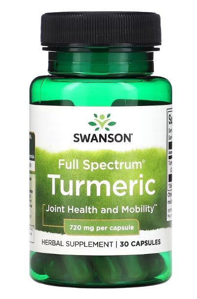 Swanson, Full Spectrum Turmeric, 720 mg, 30 Capsules