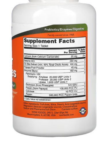 NOW Foods, Super Enzymes, 90 Tablets