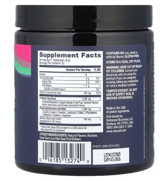 NeoCell, Vegan Collagen Builder Powder, Hibiscus, 8.5 oz (240 g)