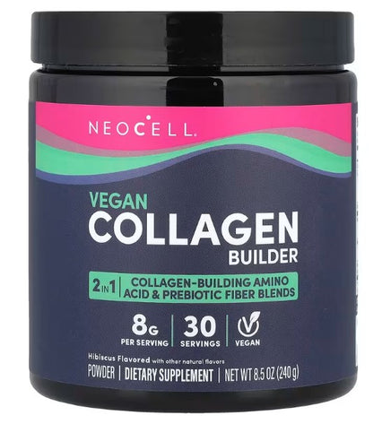 NeoCell, Vegan Collagen Builder Powder, Hibiscus, 8.5 oz (240 g)