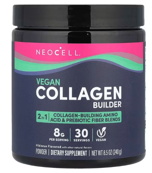 NeoCell, Vegan Collagen Builder Powder, Hibiscus, 8.5 oz (240 g)