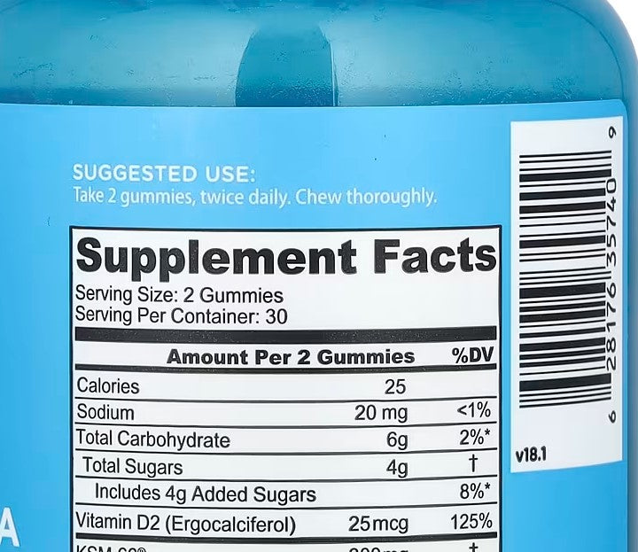 Goli Nutrition, Ashwagandha Gummies, 60 Gummies