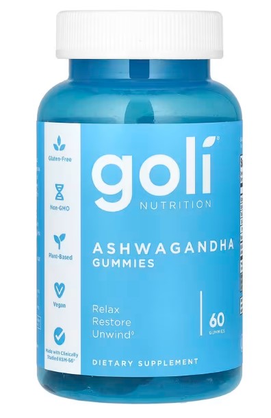 Goli Nutrition, Ashwagandha Gummies, 60 Gummies