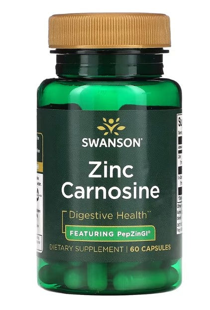 Swanson, Zinc Carnosine, 60 Capsules