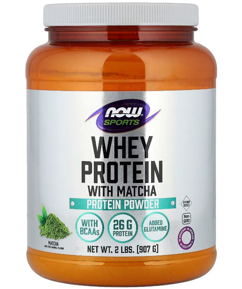 NOW Foods, Sports, Whey Protein Powder, Matcha, 2 lbs (907 g)
