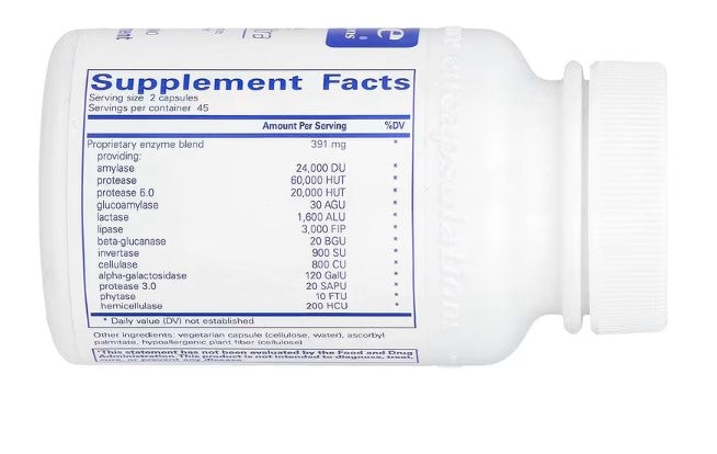 Pure Encapsulations, Digestive Enzymes Ultra, 90 Capsules