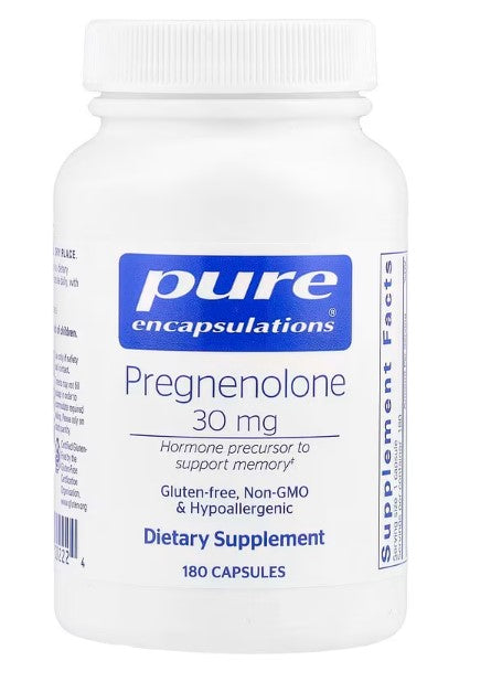 Pure Encapsulations, Pregnenolone, 30 mg, 180 Capsules