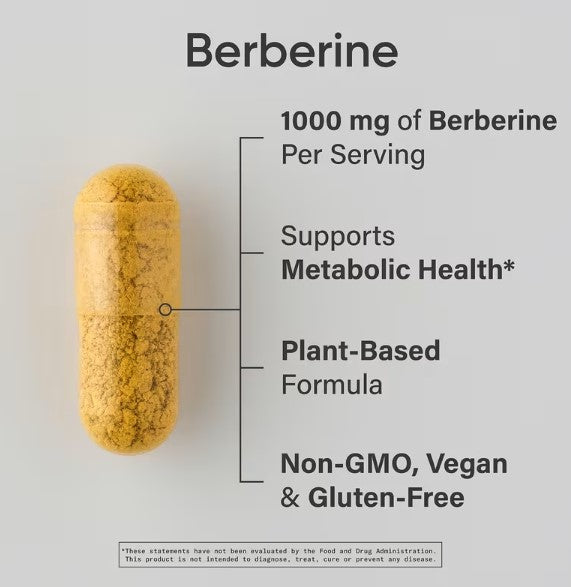 Sports Research, Berberine, 60 Veggie Capsules (500 mg per Capsule)