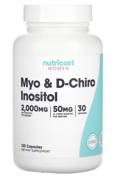 Nutricost, Women, Myo & D-Chiro Inositol, 120 Capsules