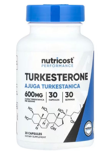 Nutricost, Performance, Turkesterone, 30 Capsules