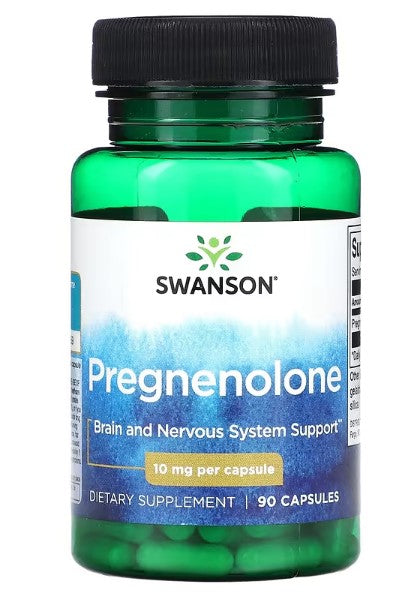 Swanson, Pregnenolone, 10 mg, 90 Capsules