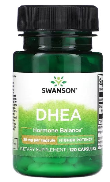 Swanson, DHEA, 50 mg , 120 Capsules