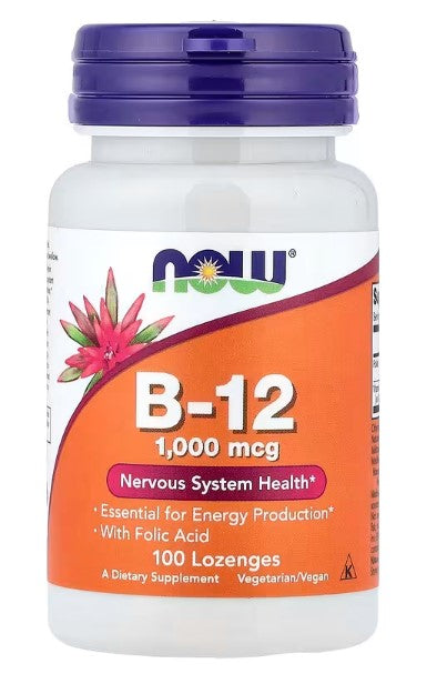 NOW Foods, B-12, 100 Lozenges