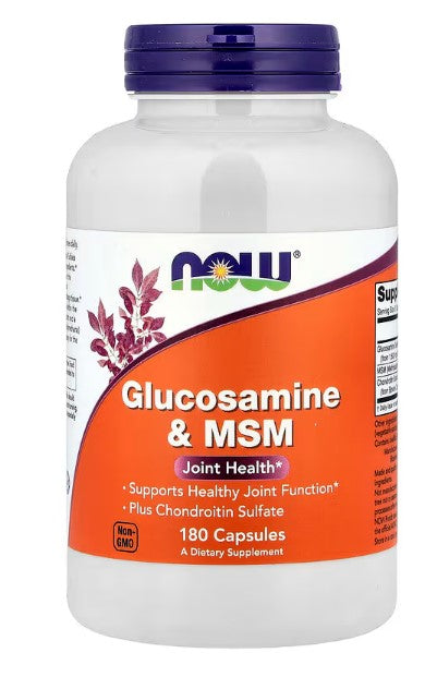 NOW Foods, Glucosamine & MSM, 180 Capsules
