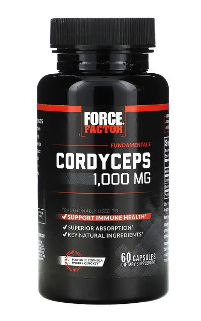 Force Factor, Fundamentals, Cordyceps, 60 Capsules