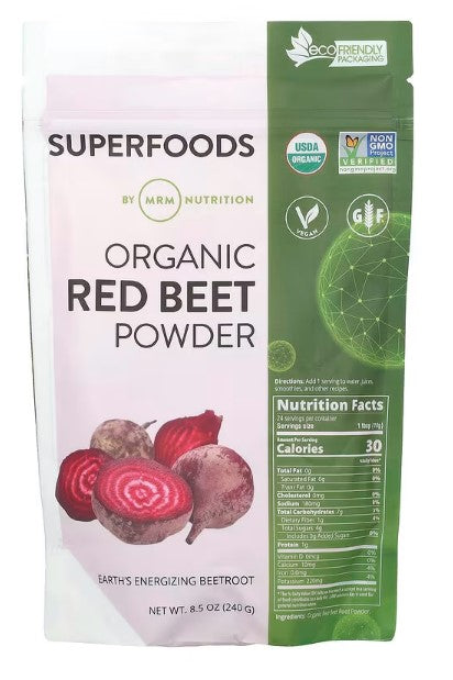 MRM Nutrition, Organic Red Beet Powder, 8.5 oz (240 g)