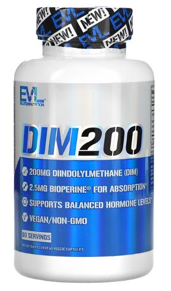 EVLution Nutrition, DIM 200, 200 mg, 60 Veggie Capsules